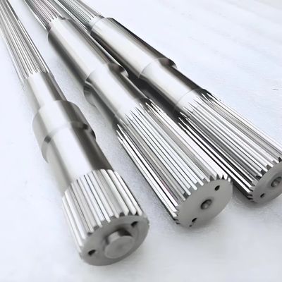 주문 독일 재료 단일 키 샤프트 직경 10mm - 240mm 쌍 나사 추출 샤프트 online manufacture