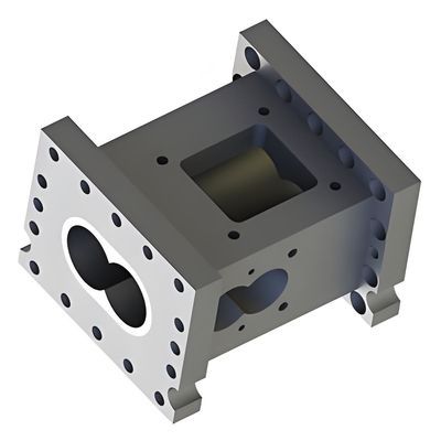 주문 쌍 나사 엑스트루더 측면 오픈 나사 배럴 플라스틱 엔지니어링 산업에 대한 CNC 가공 online manufacture