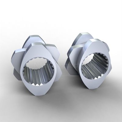 주문 W6Mo5Cr4V2 트윈 스크루 익스트루더 후방 펌핑 넥팅 블록 플라스틱 공학 online manufacture