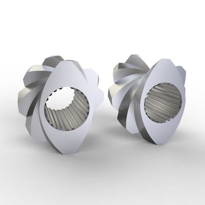 주문 열 처리 된 TDK 나사 요소 DIN 화학 산업용 쌍 나사 진압 부품 online manufacture