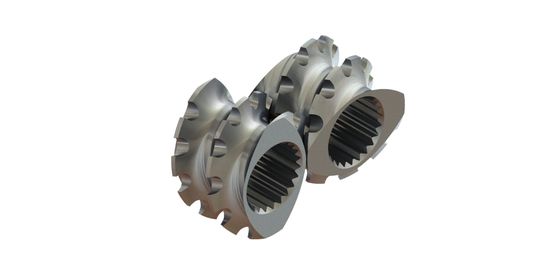 주문 TME 혼합 구역 쌍둥이 진압기 나사 요소 진압 부품 0.3kg PE online manufacture