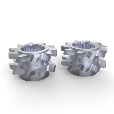 주문 듀인 스크루어 익스트루더 톱니 혼합 요소 산업 혼합용 역 블레이드 online manufacture