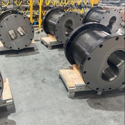 주문 JSW Co 회전식 오픈 스크루 배럴 착용 저항 트윈 스크루 엑스트루더 부품 PPE 제품 online manufacture