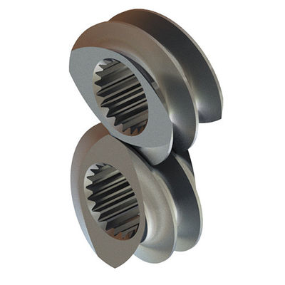주문 스프라인 압축 요소 용도 0.02mm 쌍 나사 추출기 식품 산업용 나사 요소 online manufacture